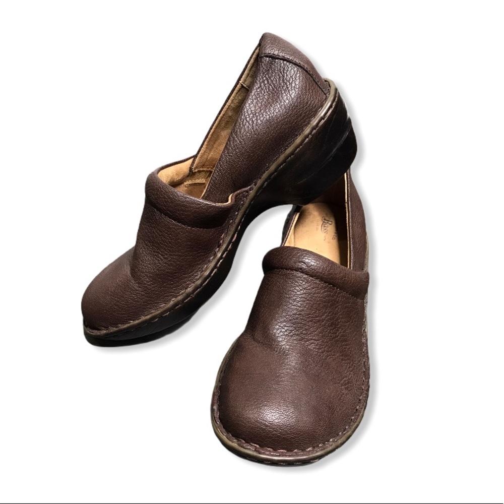 G.H. Bass & Co. | Brown Suede Sheena Leather Clog - Picture 12 of 12